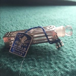 Top Hatter SS and Crystal Perfume Bottle